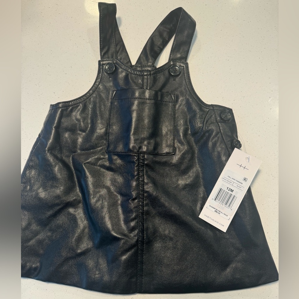 Leather dress 12 months (B7)